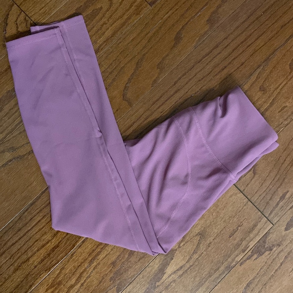 Move Theology Pink workout seamless high waste yoga pants - Medium